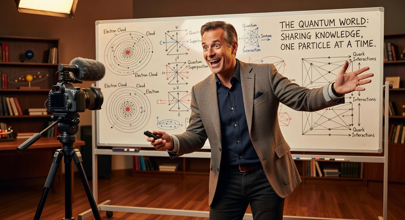 Microphone de podcast et équipement de vulgarisation scientifique