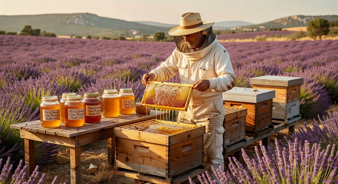 Plants de lavande fine montrant des signes de dépérissement à phytoplasme en Drôme