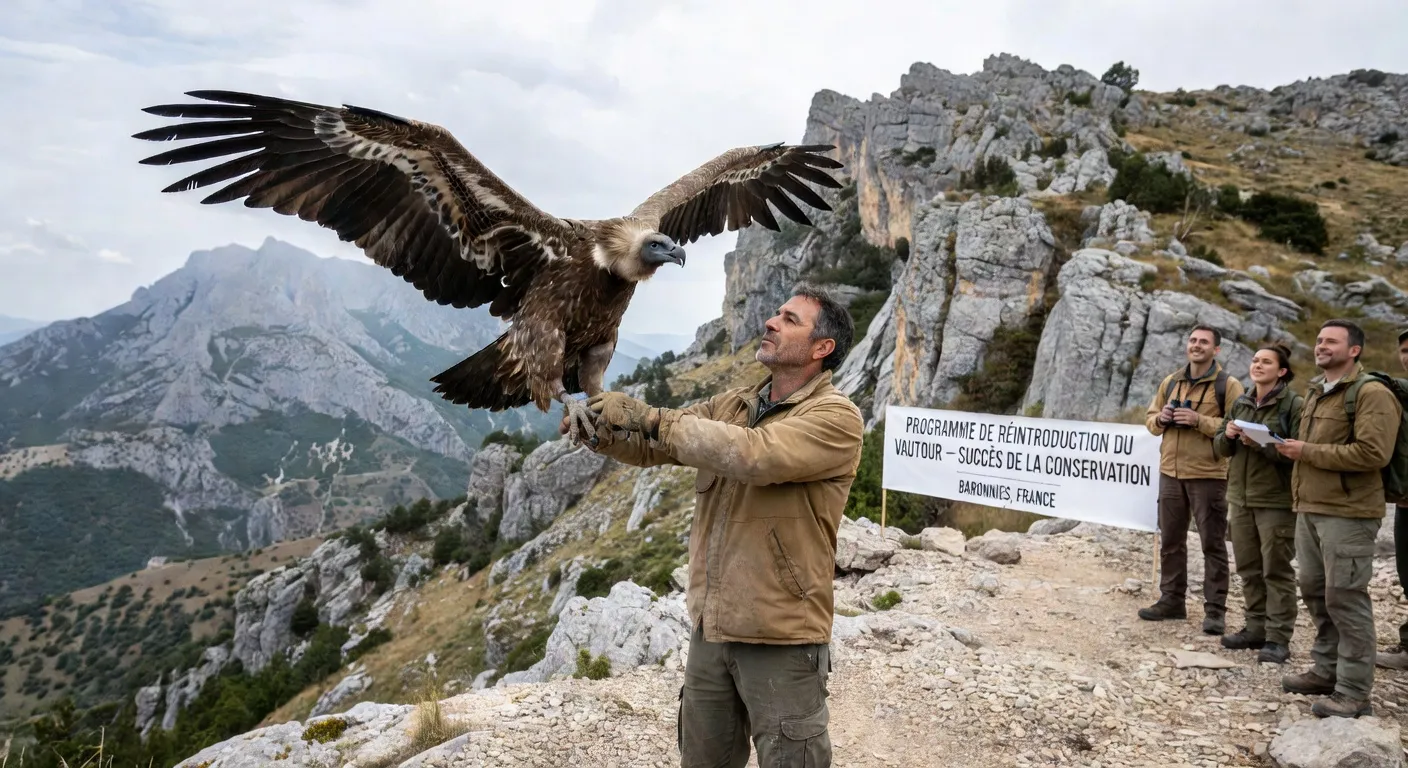 Faucon pèlerin posé sur une falaise calcaire en Drôme