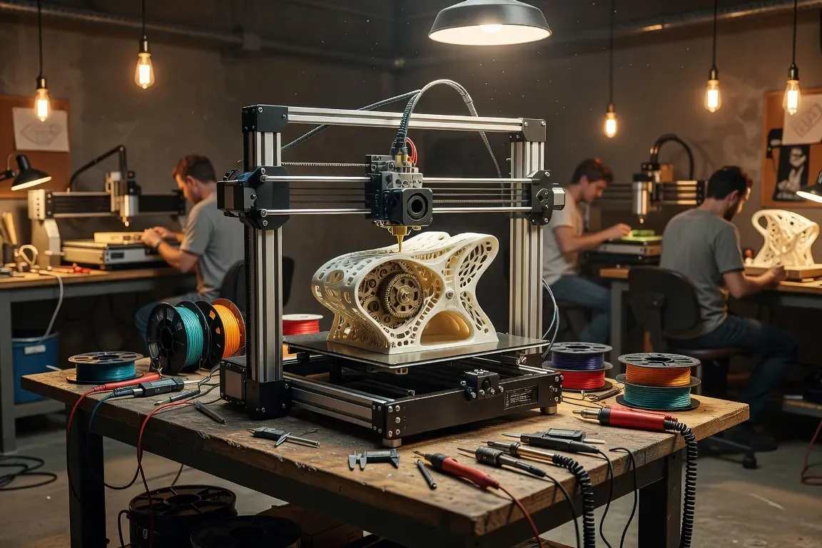 Imprimante 3D dans un FabLab de la Drôme 2026