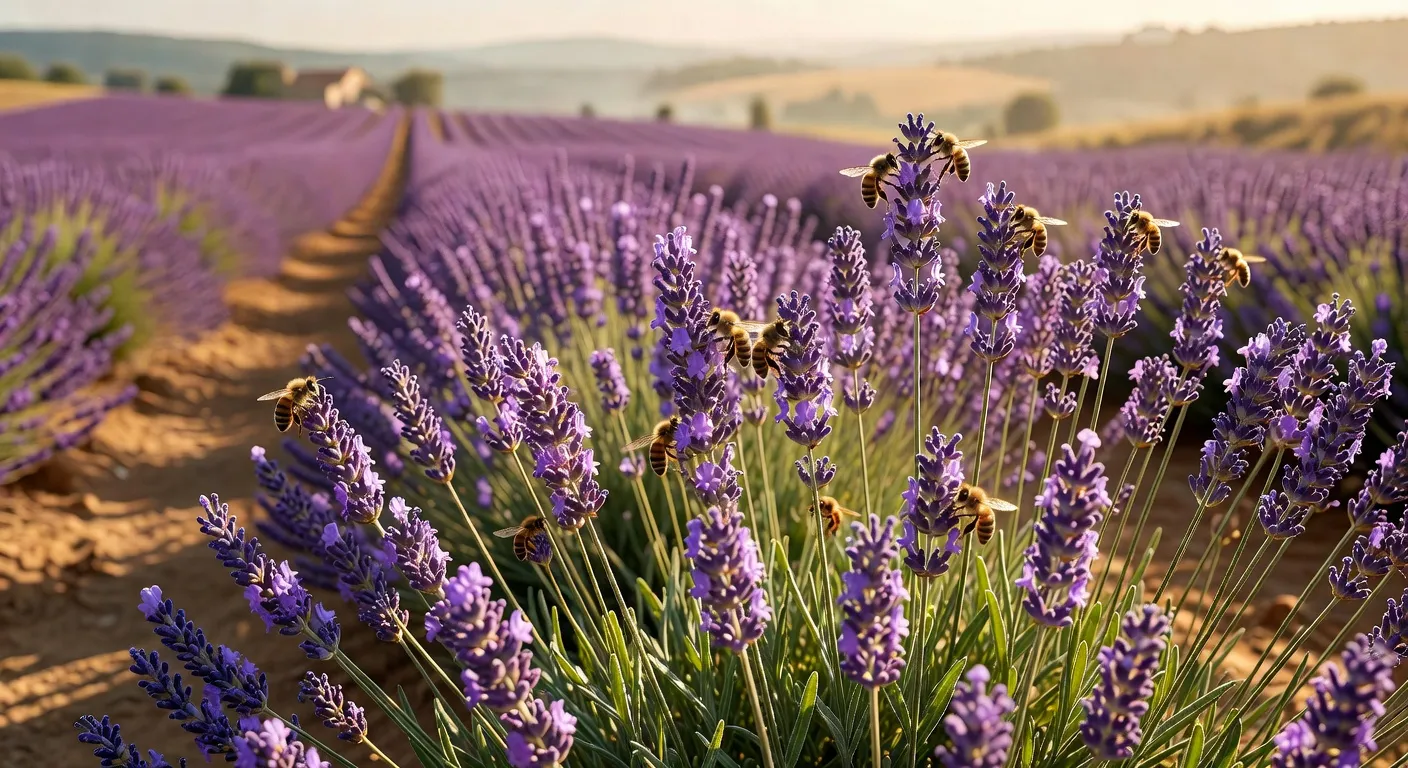 Champs de lavande en Drôme